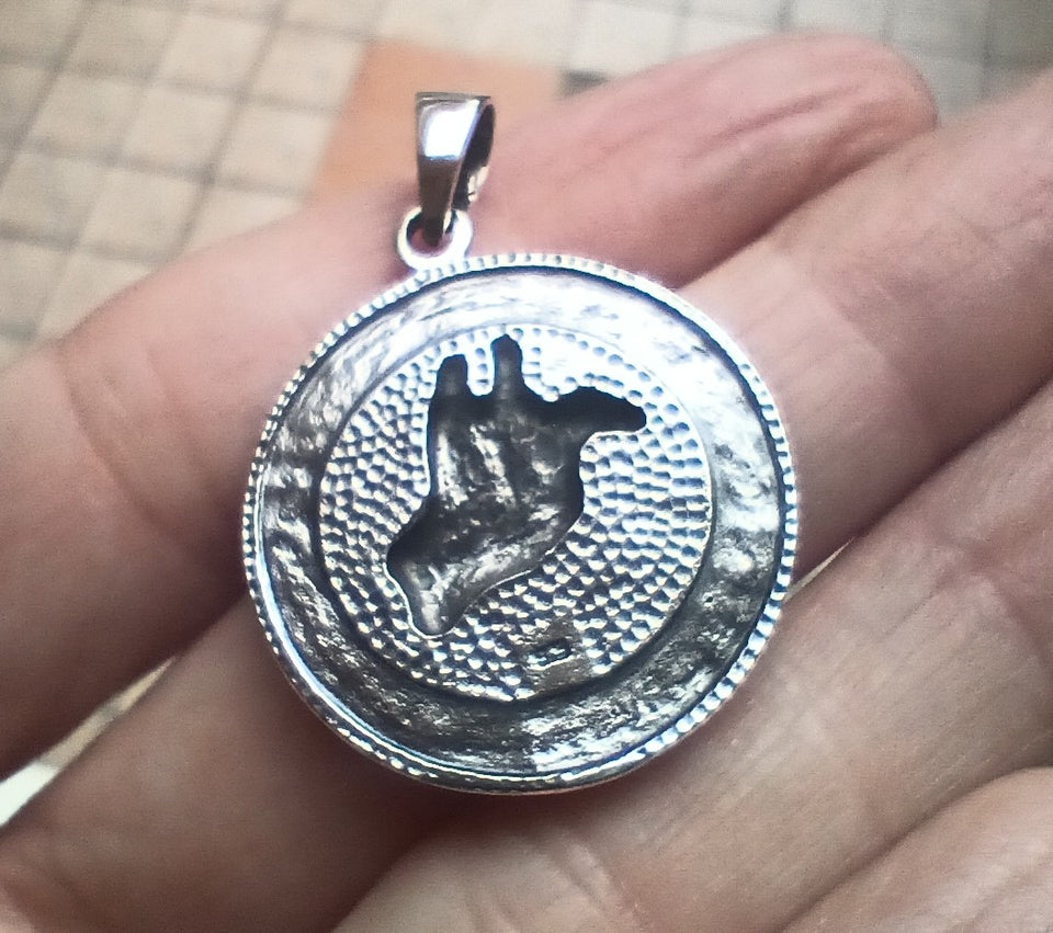 Knights Templar 925 Silver pendant A73
