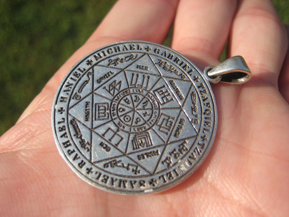 925 Silver King Solomon First Temple Jerusalem Pendant Necklace A1265