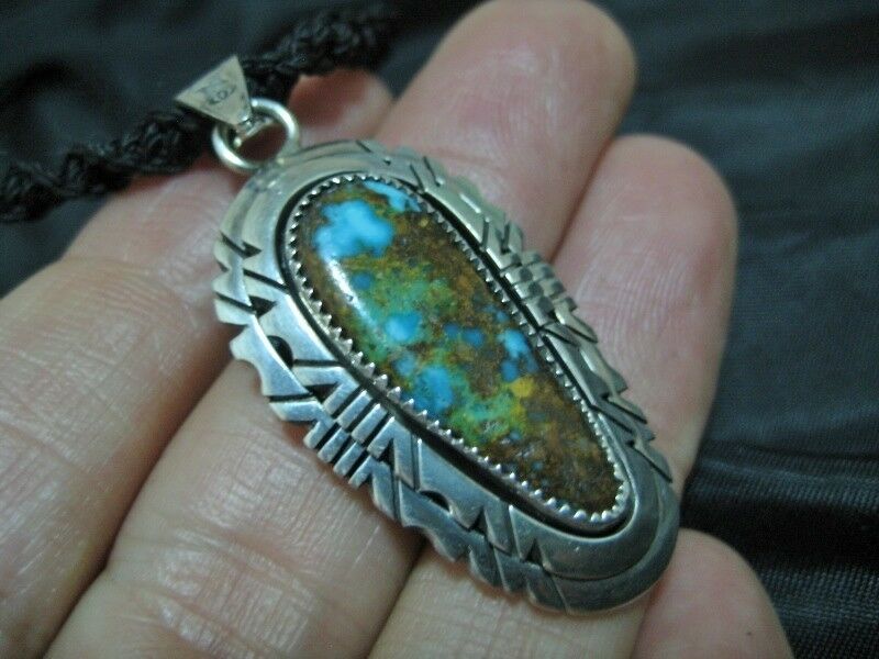 925 Silver Arizona Turquoise stone Pendant  N264