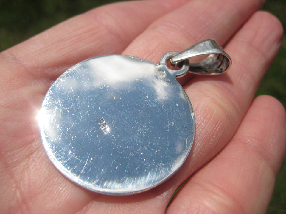 925 Silver Quetzalcoatl Kukulcán Aztec God Pendant Necklace Taxco Mexico A727