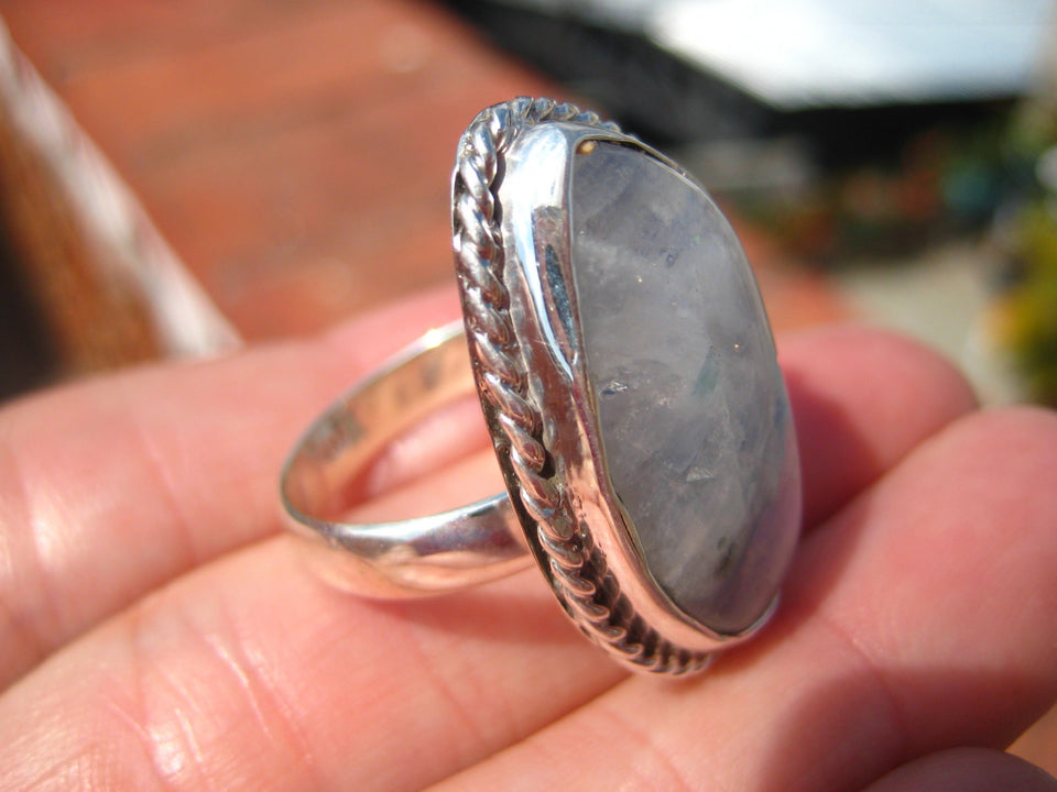 925 Silver Moonstone Ring Taxco Mexico A8298