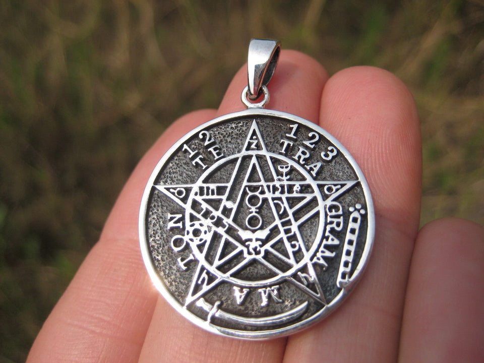 925 Silver Pentagram Pentacle Pendant