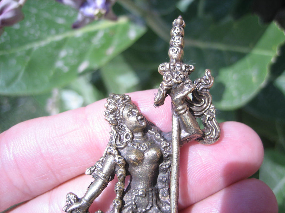 Dakini Vajrayogini Buddhism Statue Hindu God Tantric Deity Statue Amulet A5
