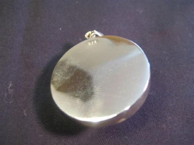 925 Silver Shell Pendant Jewelry Art Thailand N4877