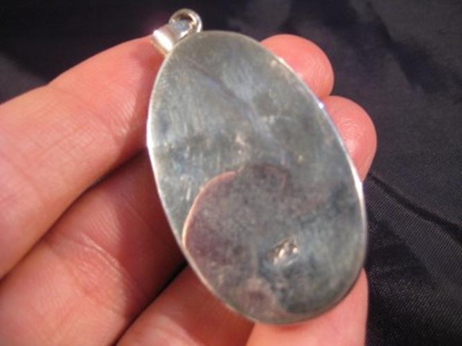 925 Silver African Turban Shell pendant Thailand  N3877