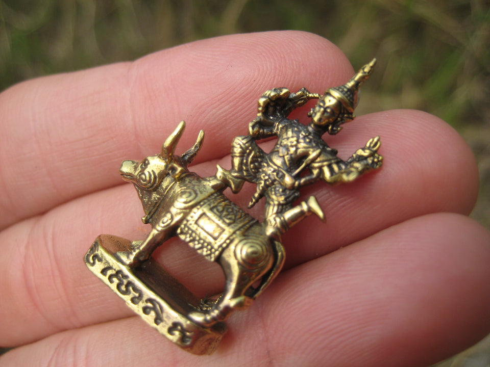 Krishna, Shiva, Kali, Avalokiteshvara Tantric Deity Statue Amulet A5