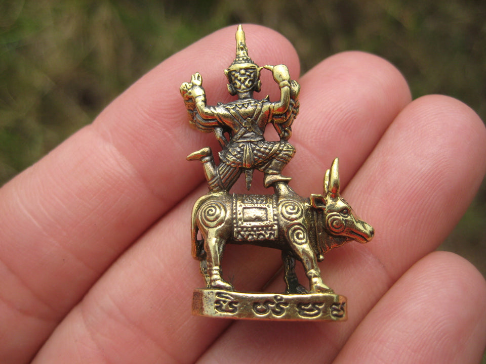 Krishna, Shiva, Kali, Avalokiteshvara Tantric Deity Statue Amulet A5