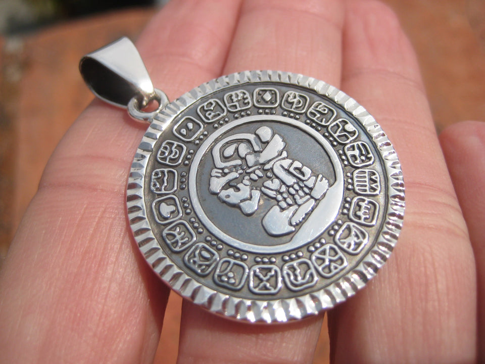 925 Silver Mayan Calendar Taxco Mexico A27551