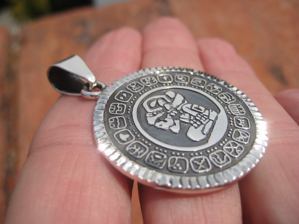 925 Silver Mayan Calendar Taxco Mexico A27551