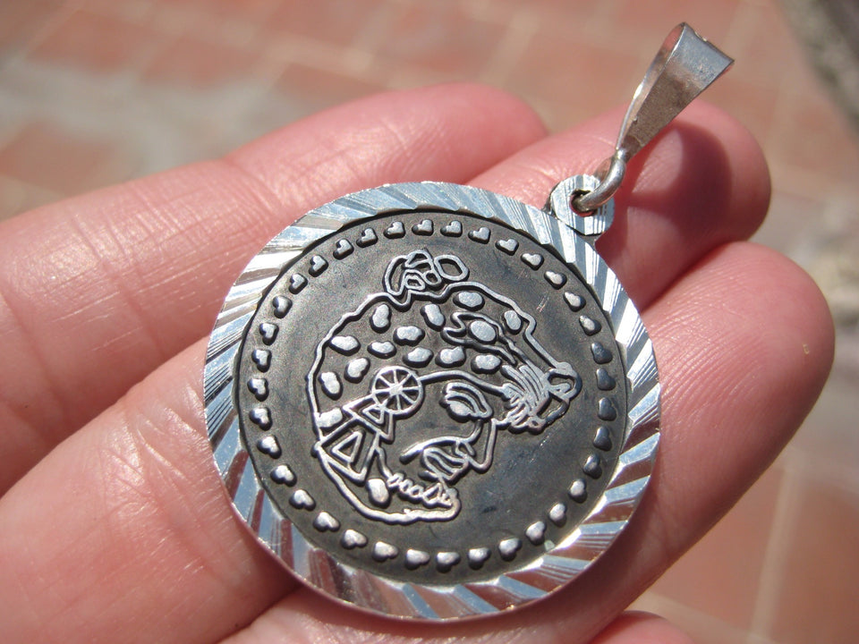 925 Silver Maya Pendant A165