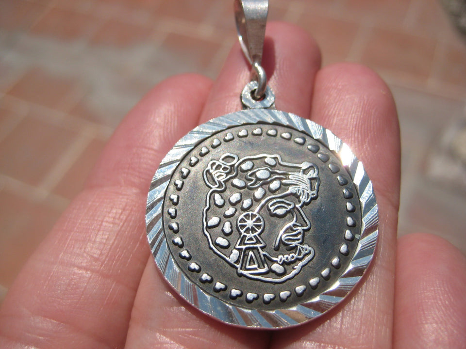 925 Silver Maya Pendant A165