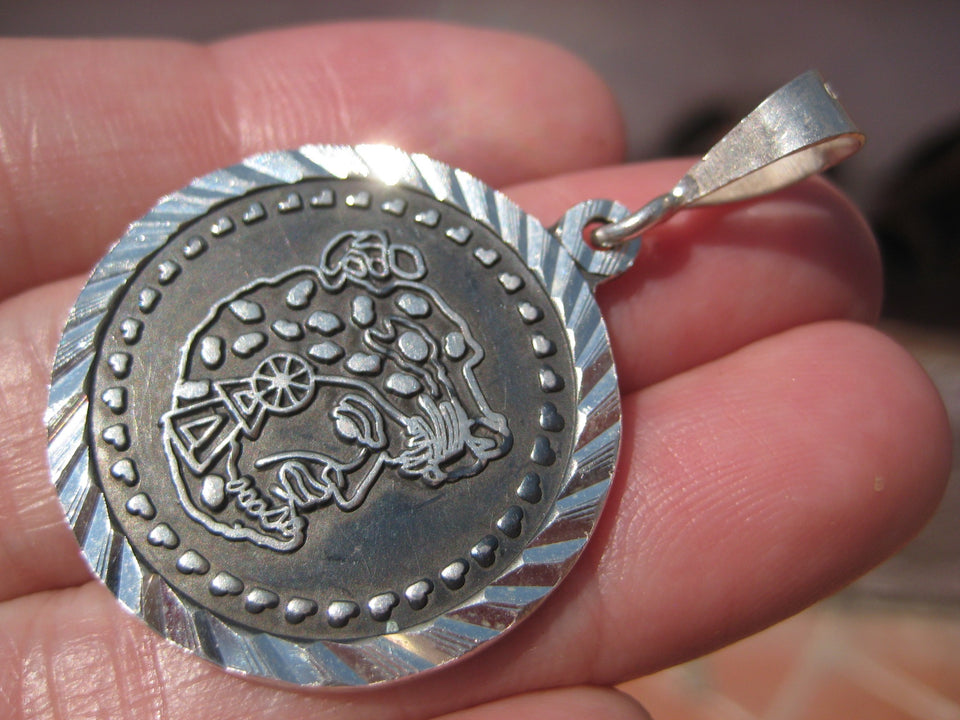 925 Silver Maya Pendant A165