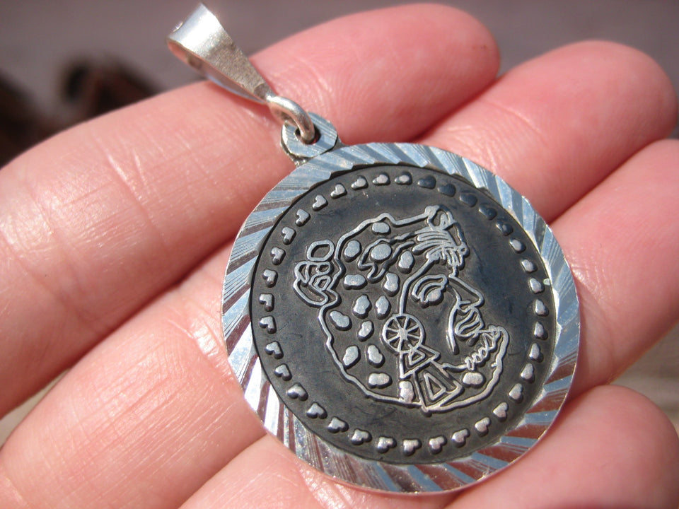 925 Silver Maya Pendant A165