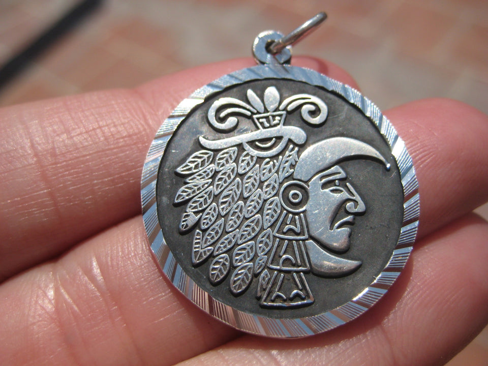 925 Silver Maya Pendant A165