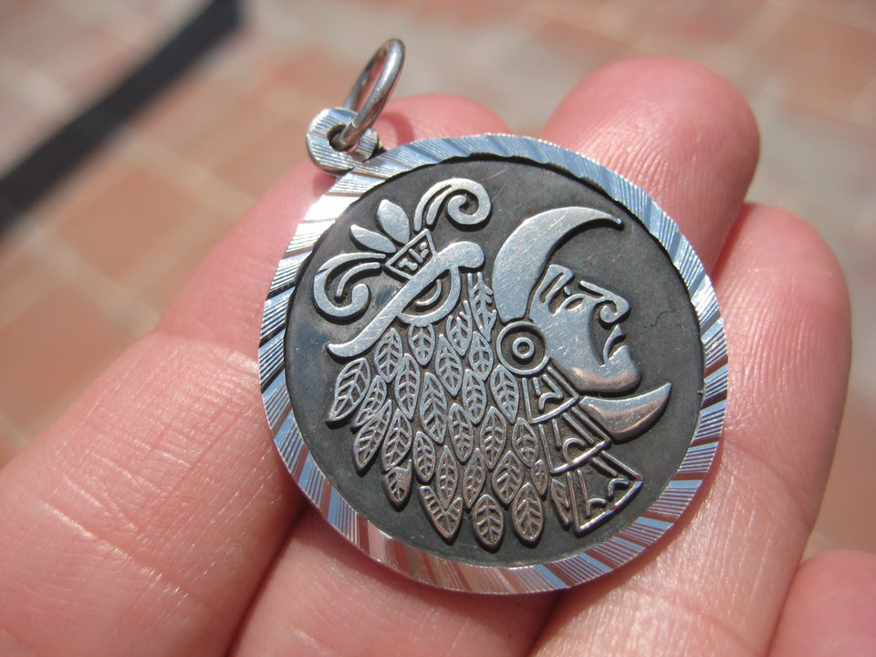 925 Silver Maya Pendant A165