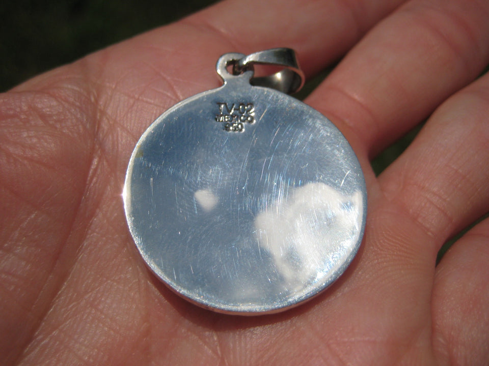 925 Silver Mayan Calendar Taxco Mexico A3744