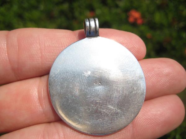 Large 925 Sterling Silver Viking Norse Boat Ship Runes pendant