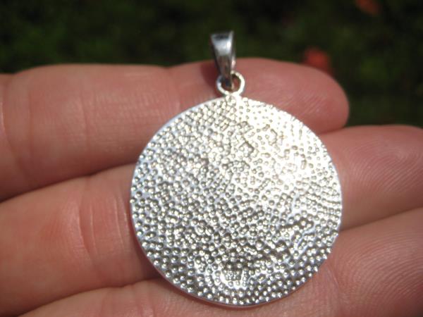 925 Sterling Silver Black Sun Wheel Viking Norse Sonnenrad pendant A5