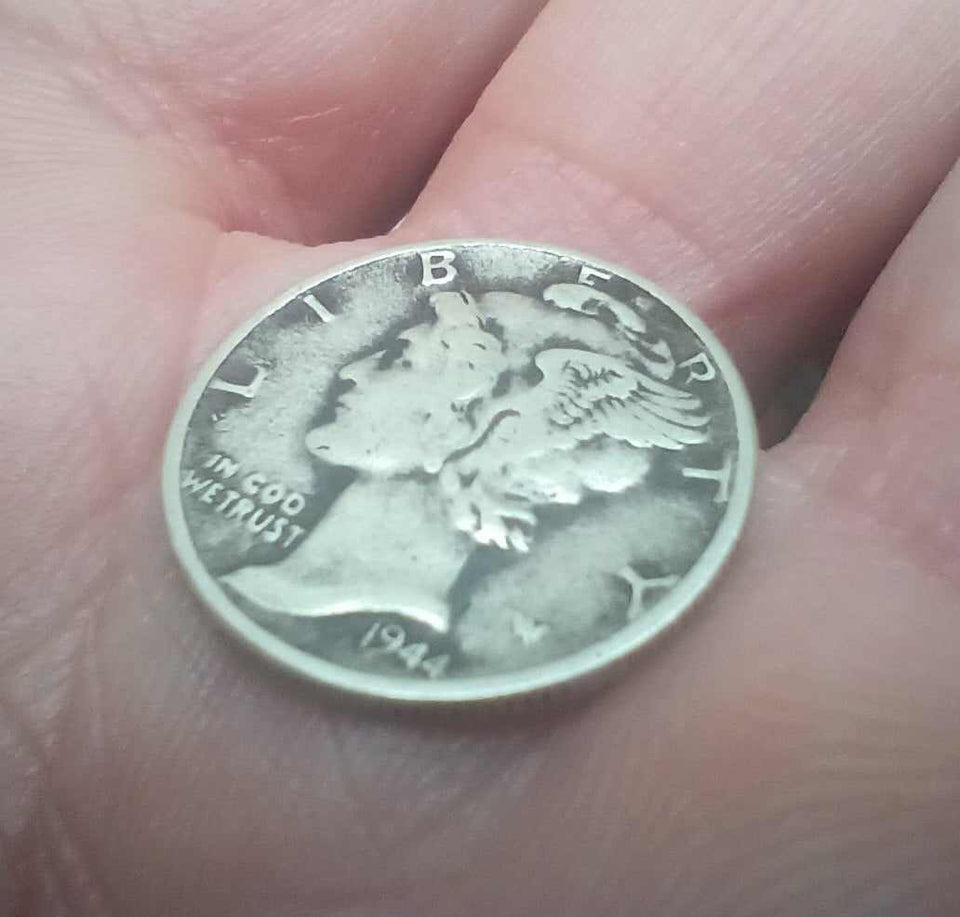 Old Silver Mercury Dime 1944 CH1944