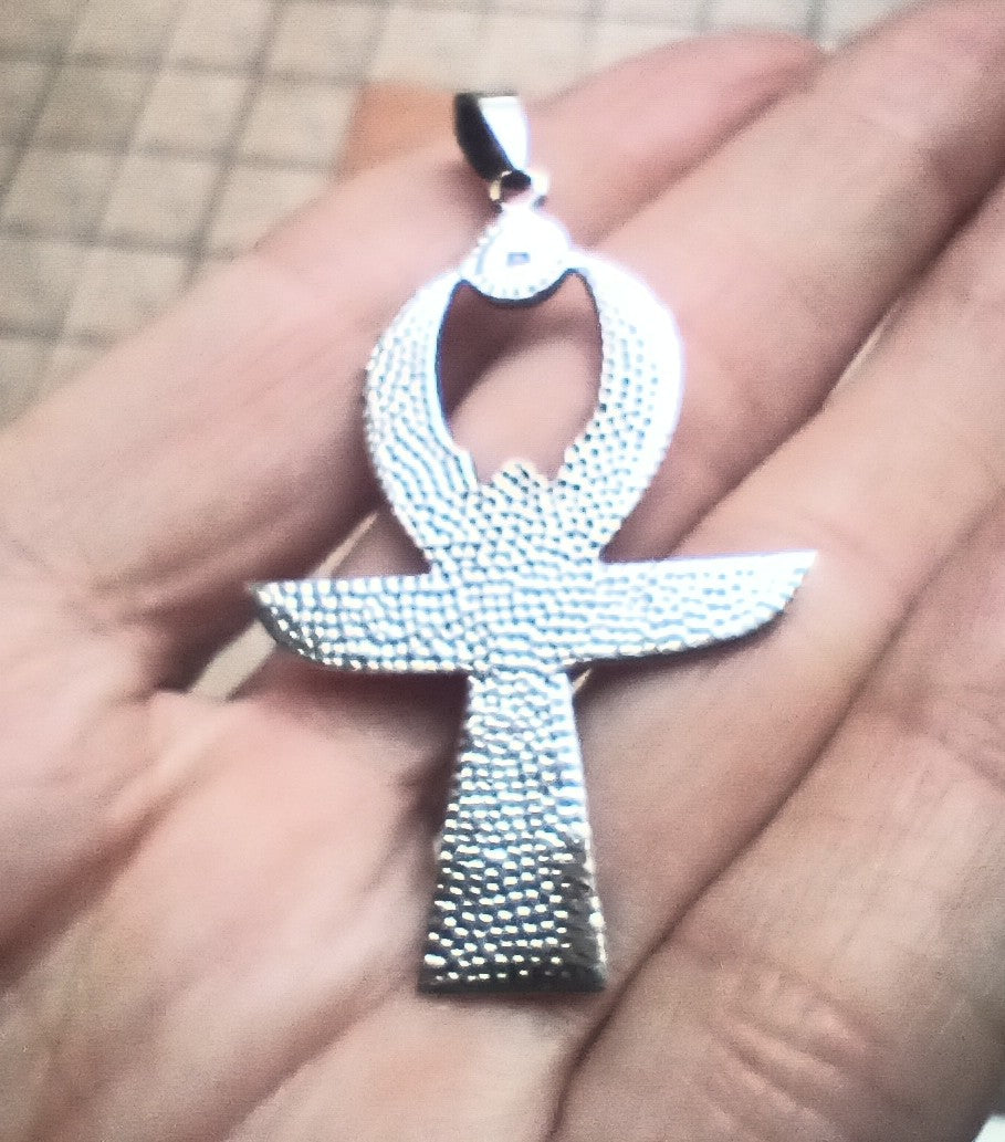 925 Silver Egyptian Ankh Cross A80