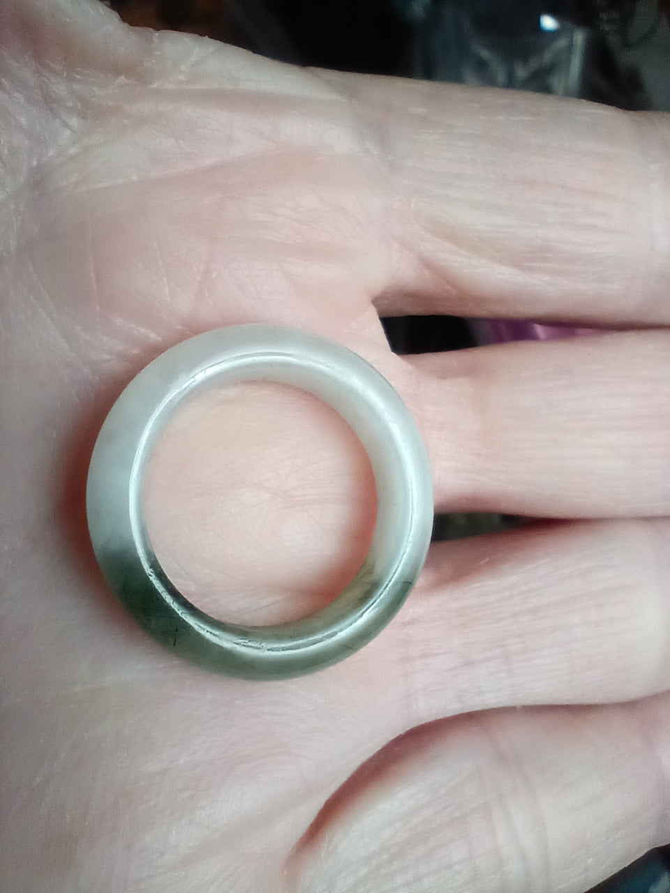 Natural Jadeite Jade ring Myanmar z723