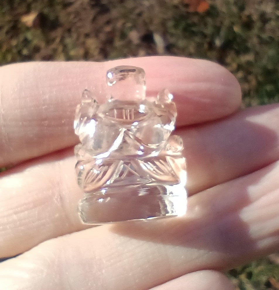 Natural Quartz Crystal Ganesh CH6221