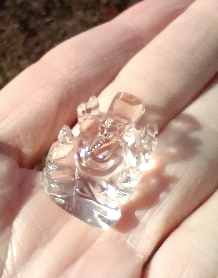 Natural Quartz Crystal Ganesh CH6221
