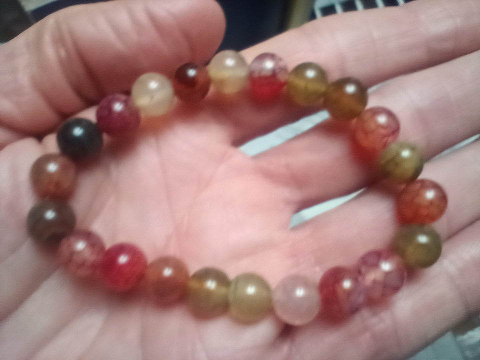 Natural Tourmaline bead bracelet