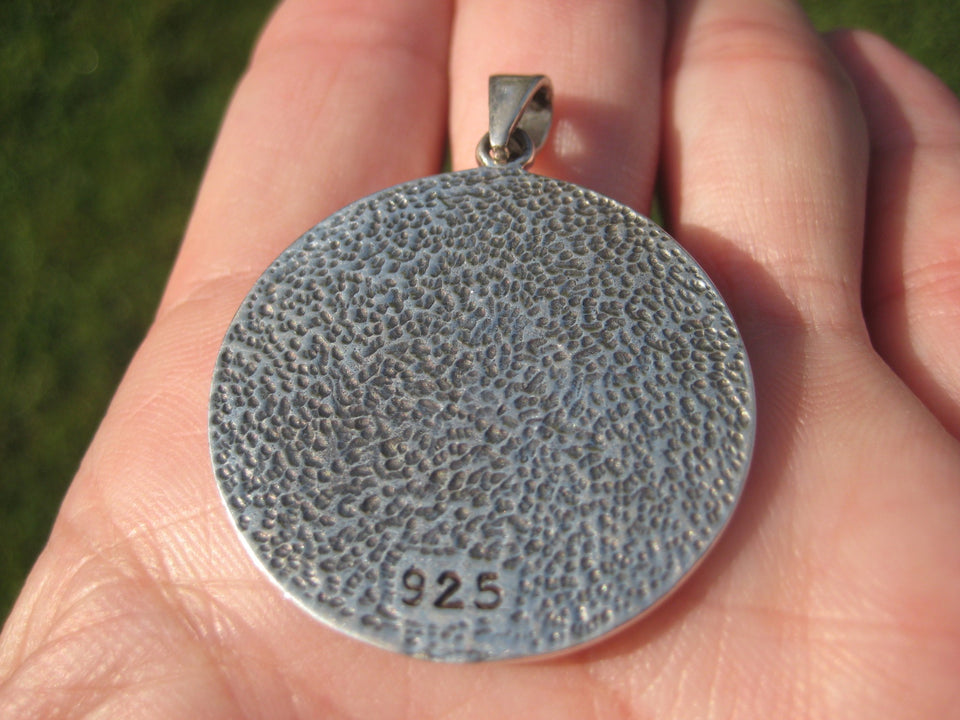 925 Silver King Solomon First Temple Jerusalem Pendant Necklace A1265