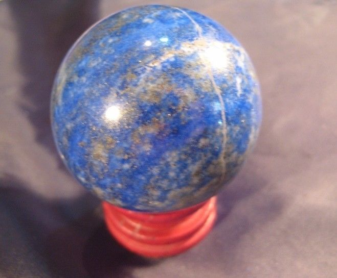Lapis Lazul Lazuli Crystal Ball Mineral Afghanistan A