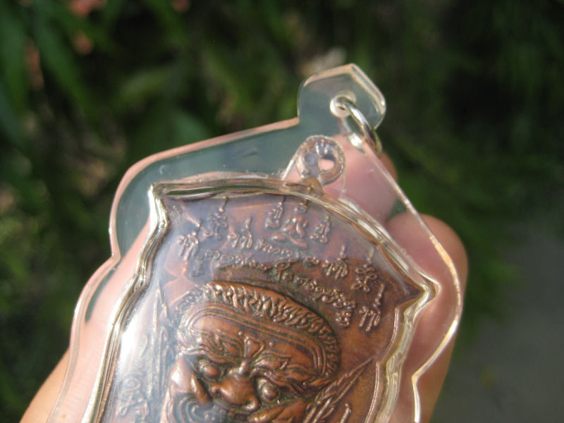 Ganesh Ganesha Por Kae coin Amulet Pendant Thailand jewelry art A3