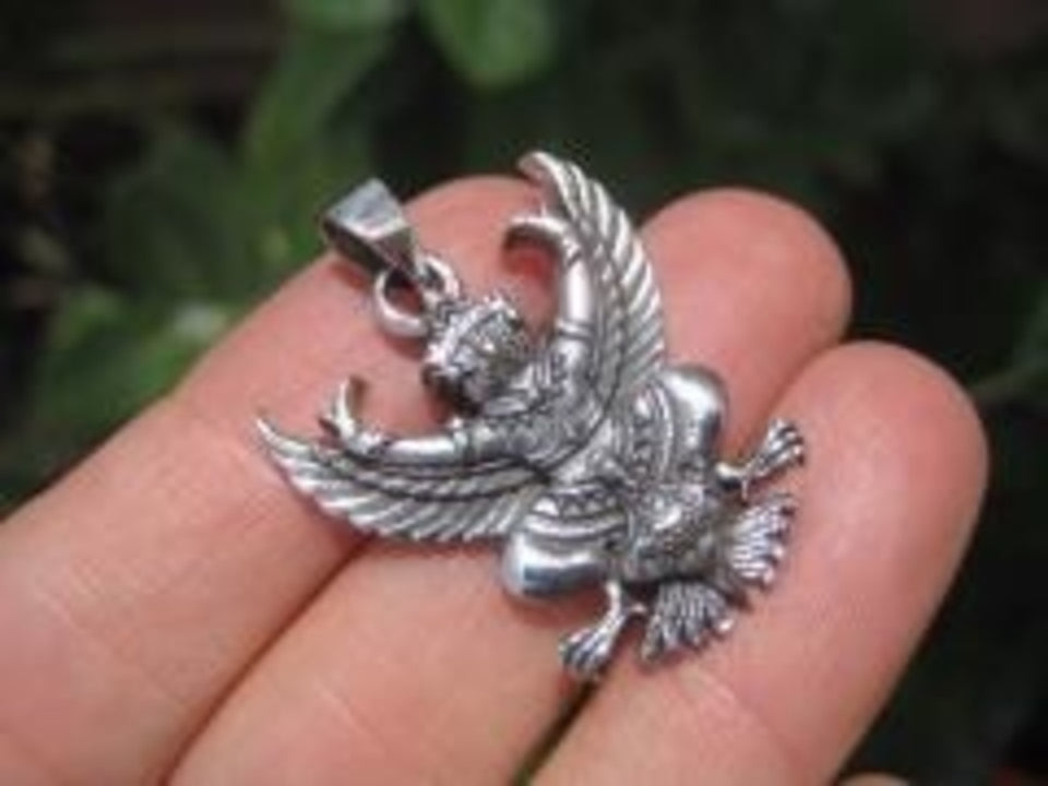925 Silver Garuda Bird Pendant Necklace