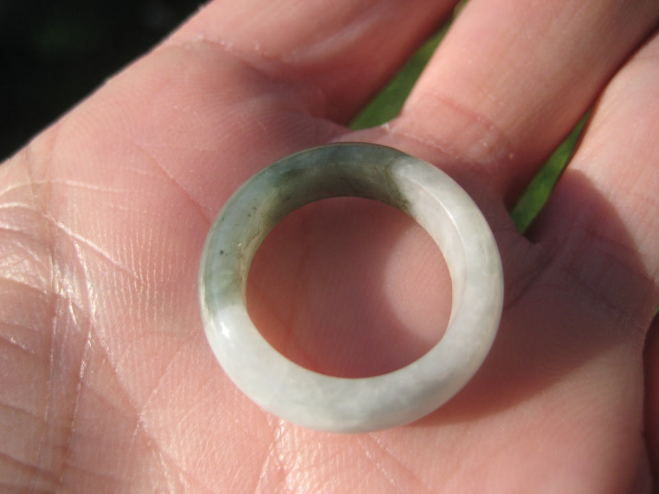 Natural Jadeite Jade Ring Myanmar Child Size 5.25 US A5577
