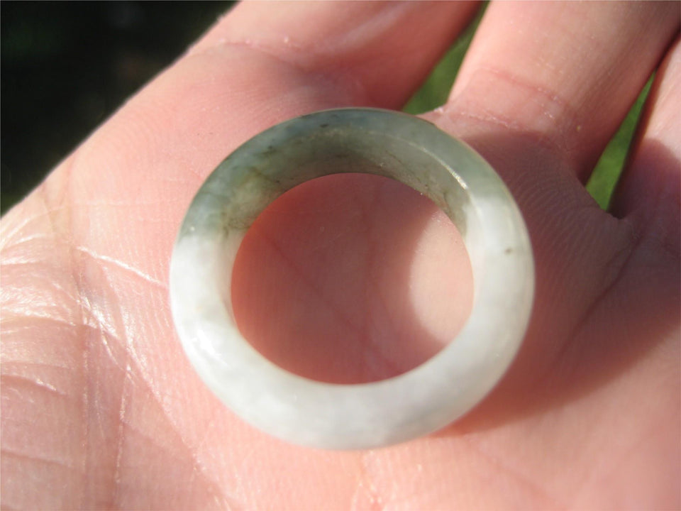 Natural Jadeite Jade Ring Myanmar Child Size 5.25 US A5577