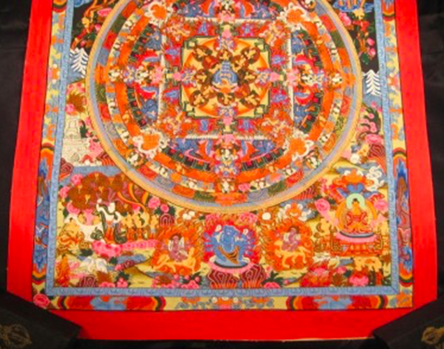 Buddha Mandala Thangka Thanka Painting Nepal Art AN255