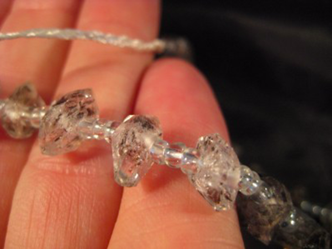 Natural Quartzite quartz bead beads string strand jewelry making Afghanistan N32