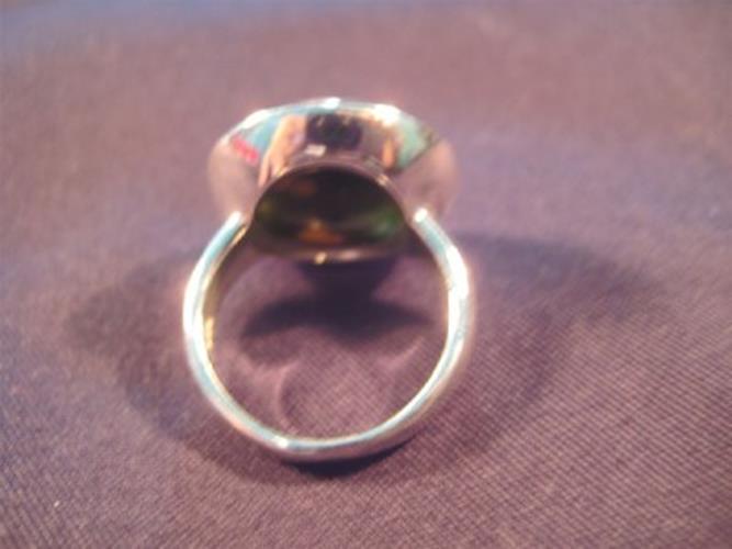 925 Silver Jasper crystal stone ring size 5.5 AN2733