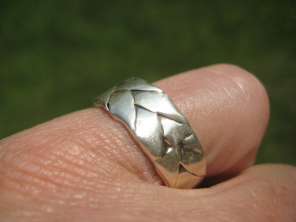 925 Silver Band Ring Taxco Mexico Size 6.75 A6455