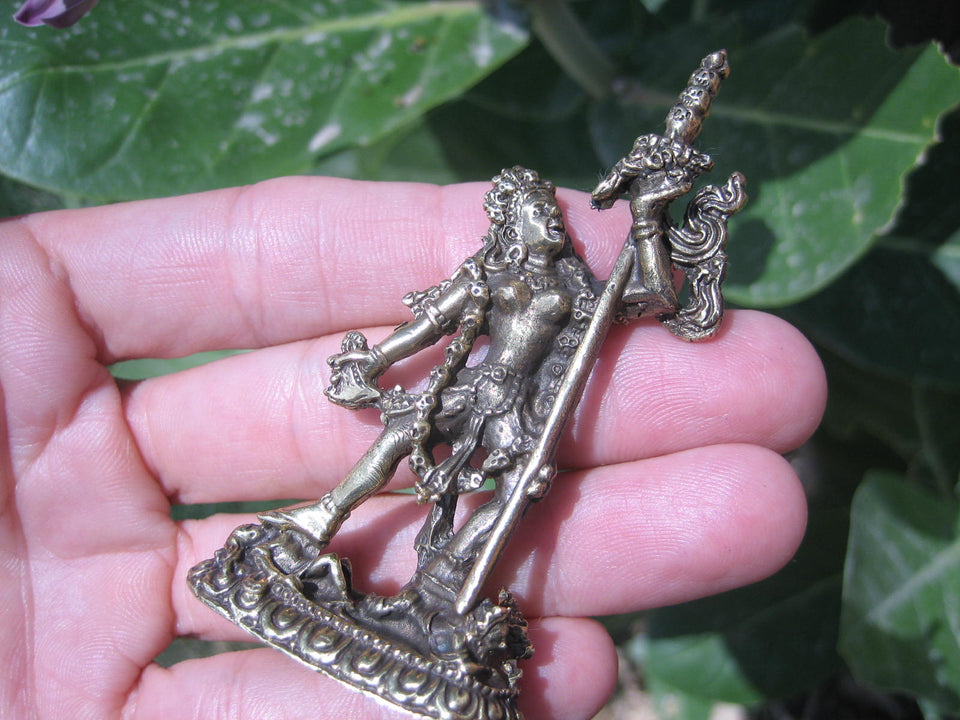 Dakini Vajrayogini Buddhism Statue Hindu God Tantric Deity Statue Amulet A5