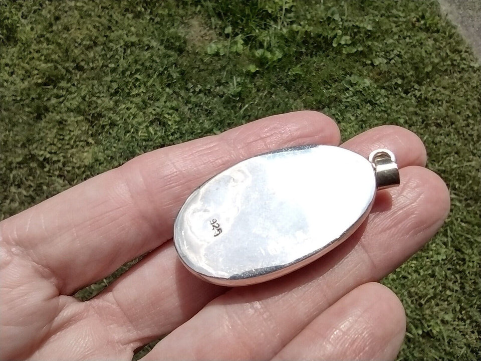 925 Silver Turban Shell Pendant Ch6223