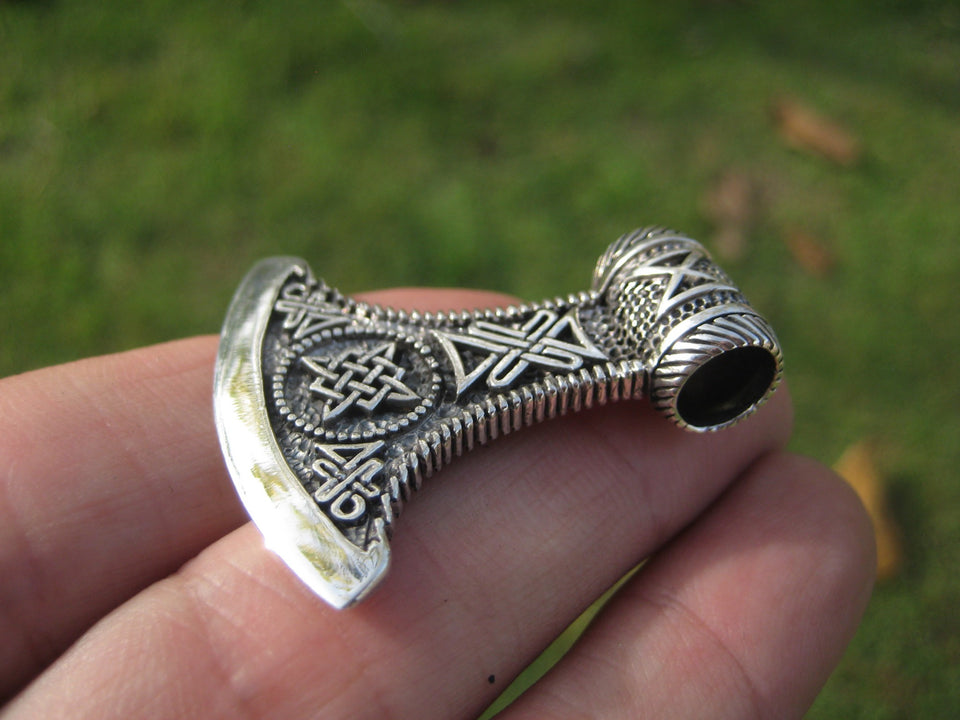 925 Silver Viking Mjolnir Mjolhner Hammer of Thor Pendant A38
