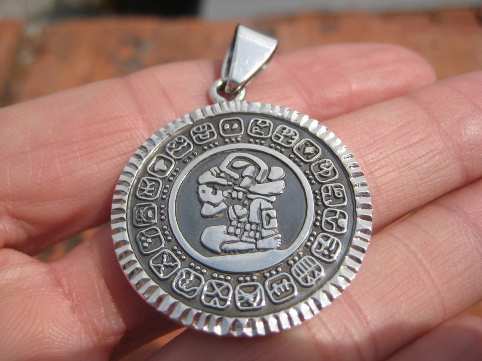 925 Silver Mayan Calendar Taxco Mexico A27551